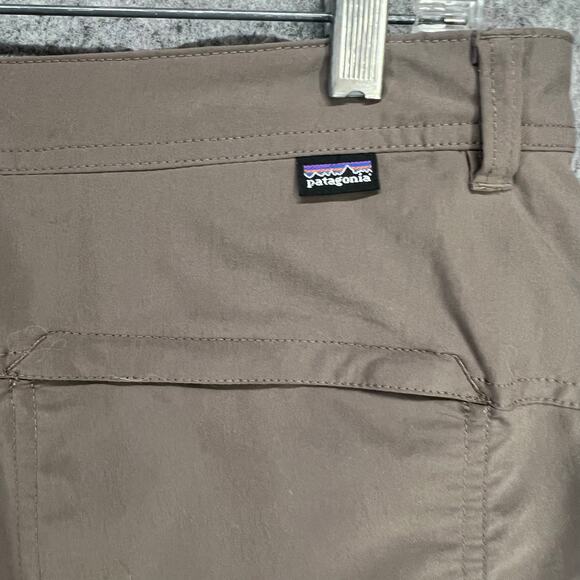 Patagonia Inter Continental Pants 10 Brown Convertible Roll Up Hiking Gorpcore - Picture 5 of 15